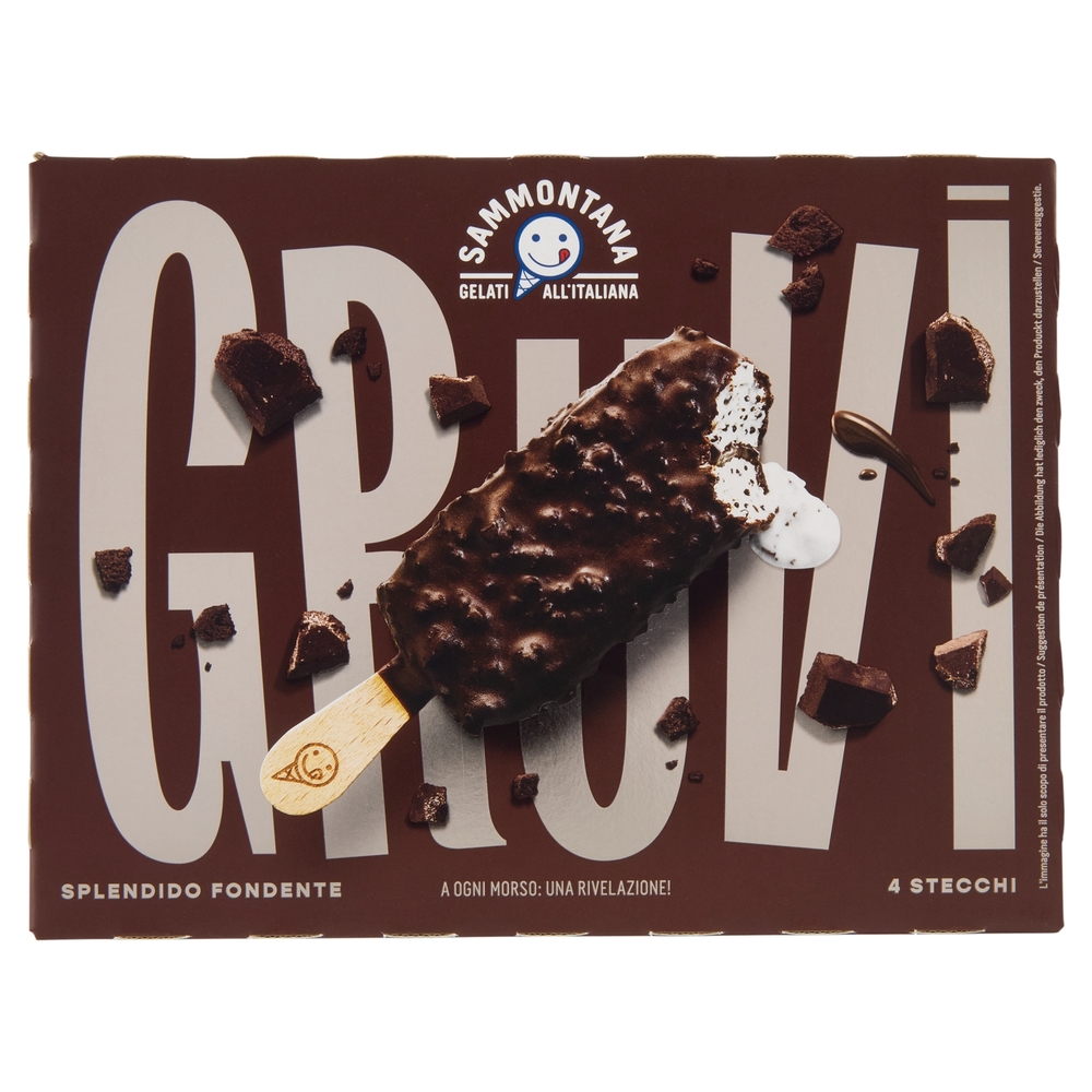Sammontana Gruvi Splendido Fondente 4 x 60 g