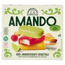 Sammontana Amando 6 Stecchi Gelato alla Vaniglia Variegato Lime e Zenzero Lime,Lampone,Mango 6x55g