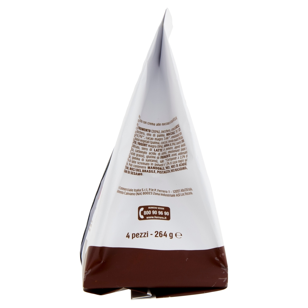 nutella muffin 4 pezzi 264 g