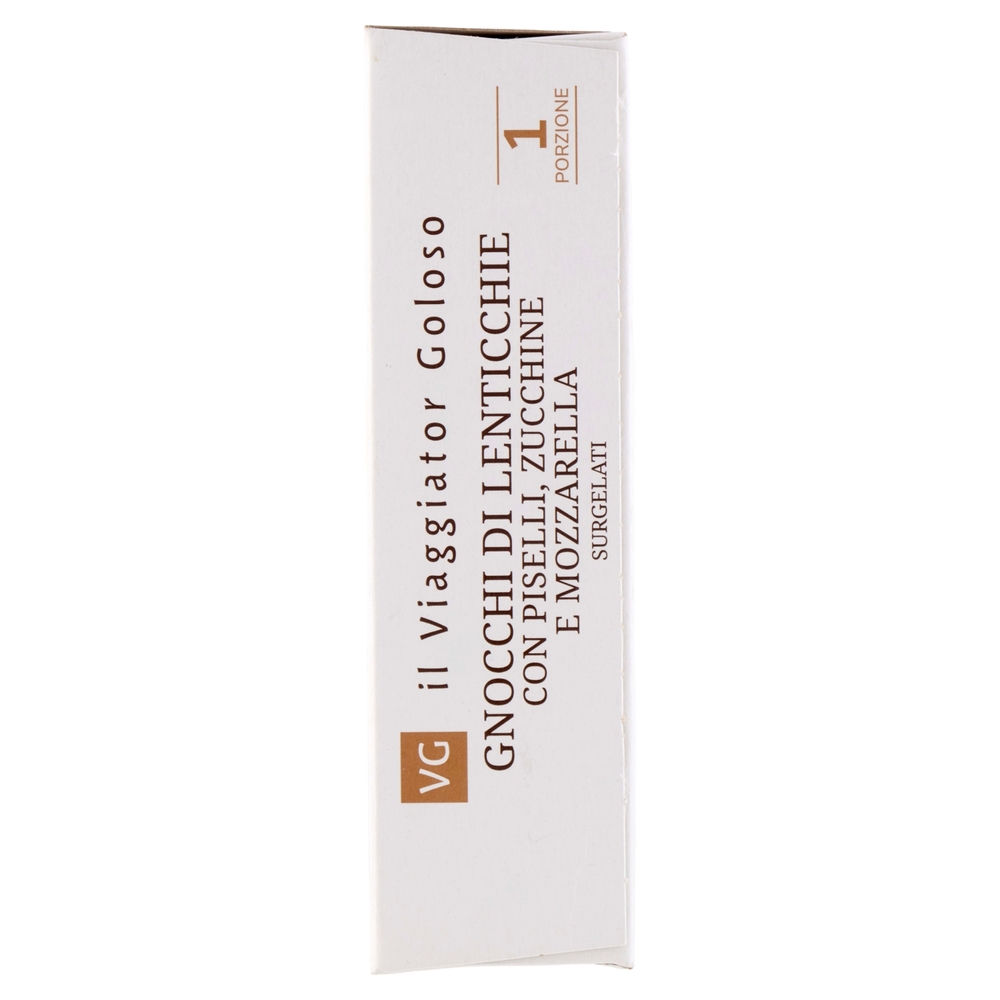 Gnocchi di Lenticchie con Piselli, Zucchine e Mozzarella Il Viaggiator Goloso