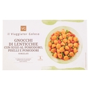 Gnocchi di Lenticchie con Sugo al Pomodoro, Piselli e Pomodori Il Viaggiator Goloso