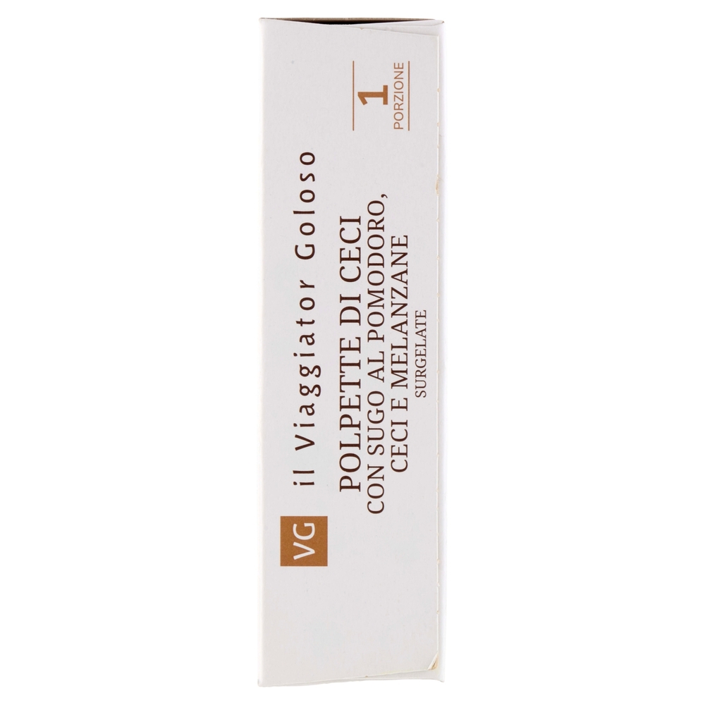 Polpette di Ceci con Sugo al Pomodoro, Ceci e Melanzane Il Viaggiator Goloso