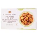 Polpette di Ceci con Sugo al Pomodoro, Ceci e Melanzane Il Viaggiator Goloso