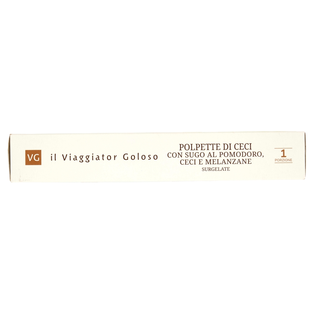 Polpette di Ceci con Sugo al Pomodoro, Ceci e Melanzane Il Viaggiator Goloso