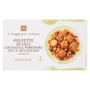 Polpette di Ceci con Sugo al Pomodoro, Ceci e Melanzane Il Viaggiator Goloso