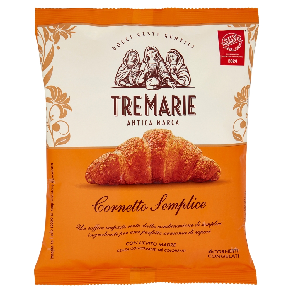 Tre Marie Cornetto Semplice 6 x 55 g