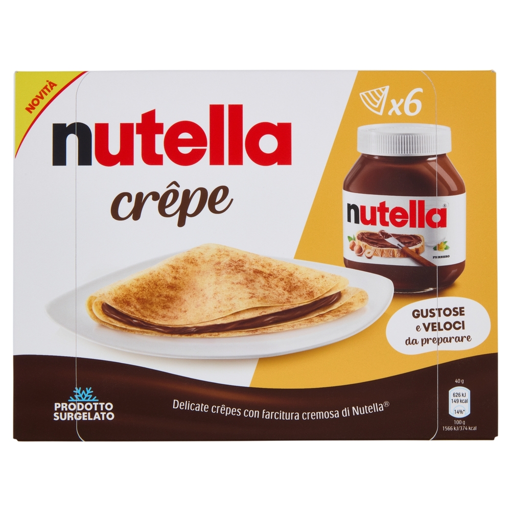 nutella crêpe 6 x 40 g