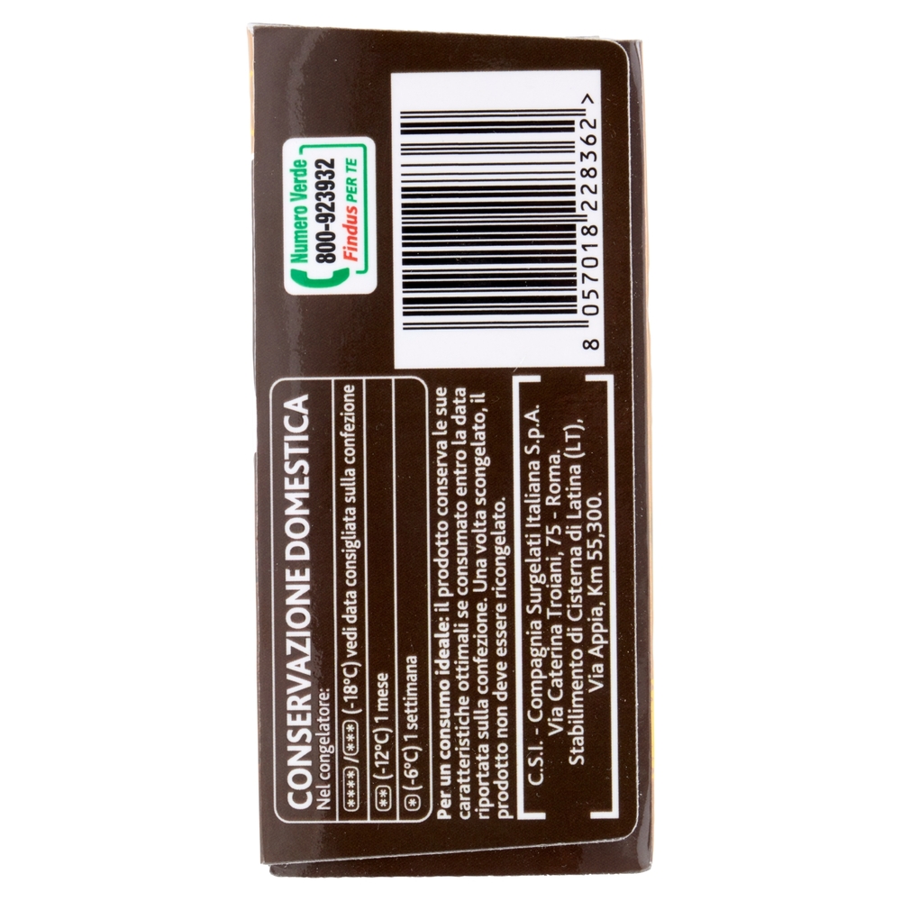 Sofficini Findus 4 Sofficini Patate, Bacon Con Cuore di Mozzarella e Cheddar 250 g