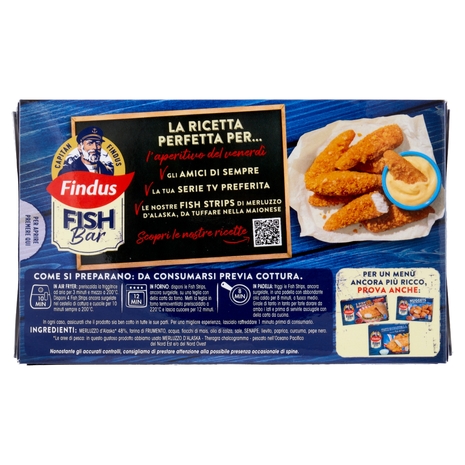 Capitan Findus Fish Bar Fish Strips con panatura ai conflakes 256 g