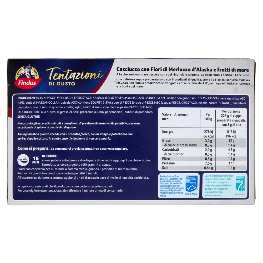 Capitan Findus Tentazioni di Gusto Cacciucco 450 g