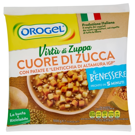 Orogel Il Benessere Virtù di Zuppa Cure di Zuppa Surgelati 500 g