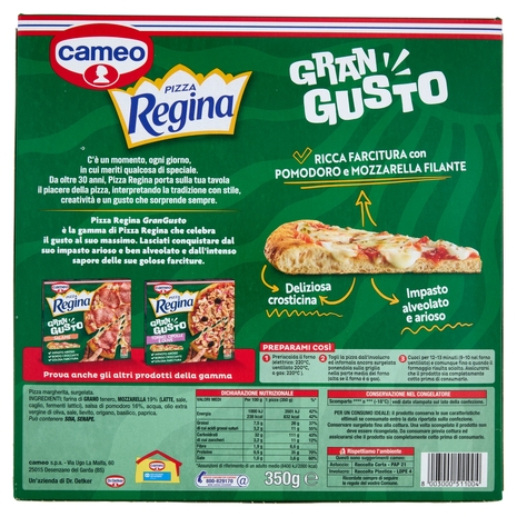 cameo Pizza Regina Gran Gusto Margherita 350 g