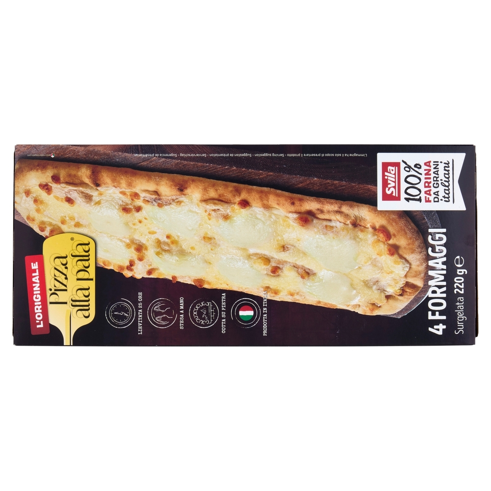 Pizza alla pala 4 Formaggi Surgelata 220 g