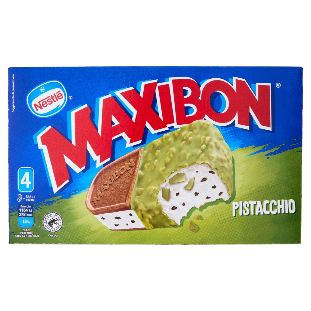 NESTLÉ Maxibon Pistacchio 4x92,4g