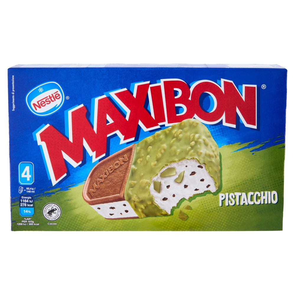 NESTLÉ Maxibon Pistacchio 4x92,4g