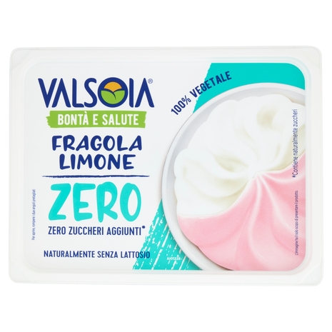 Valsoia Bontà e Salute Fragola Limone Zero Zuccheri Aggiunti* 400 g