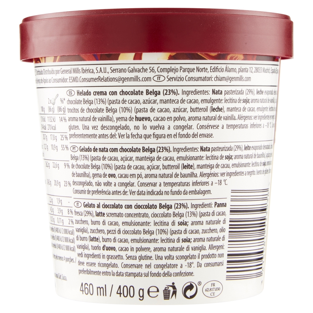 Häagen-Dazs Belgian Chocolate 400 g