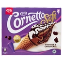 Cornetto Soft Cookies & Chocolate 4 x 81 g