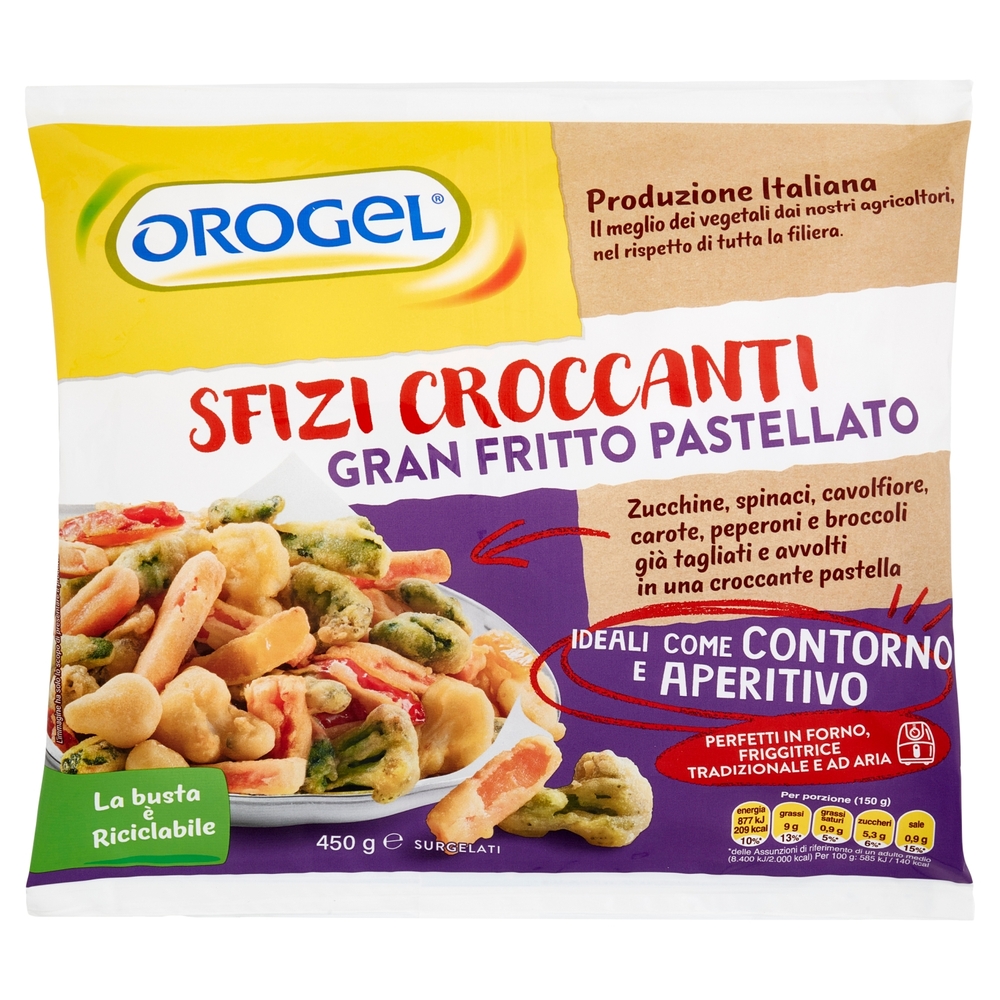 Orogel Gusto Ricco Gran Fritto Pastellato Surgelati 450 g