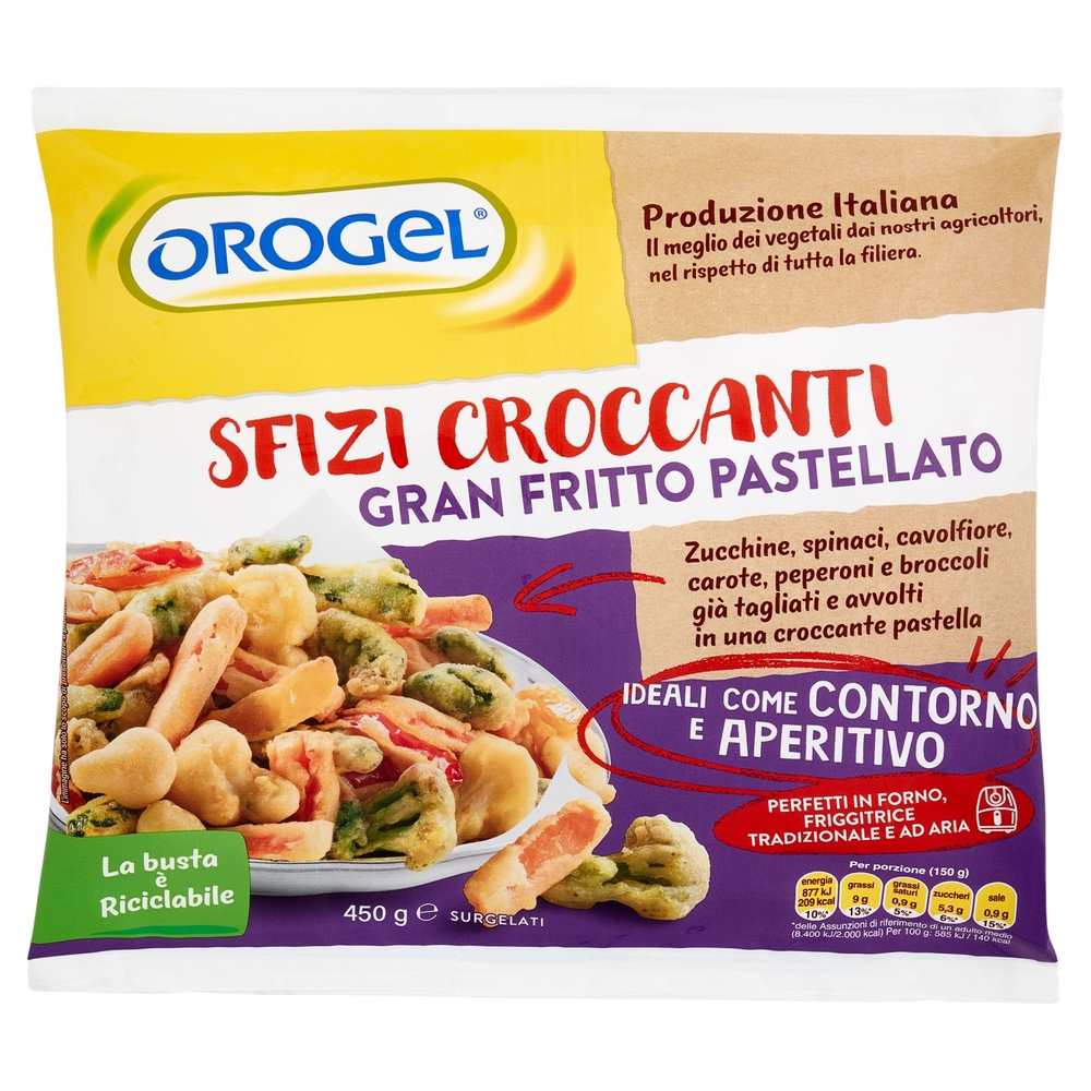 Orogel Gusto Ricco Gran Fritto Pastellato Surgelati 450 g
