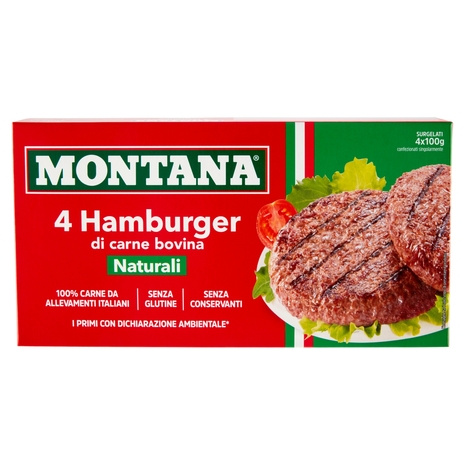 Hamburger di Manzo, 4 pezzi