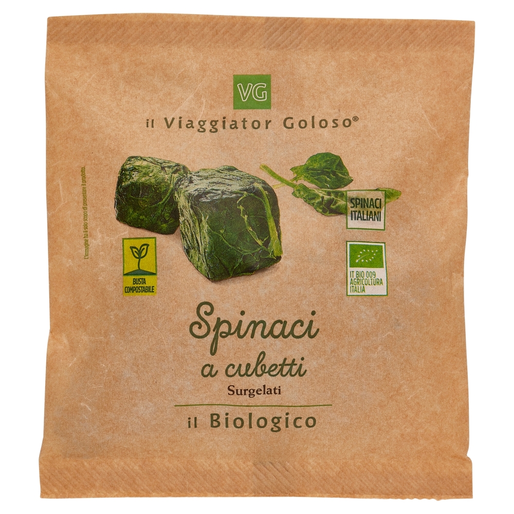 Spinaci a Cubetti BIO Il Viaggiator Goloso