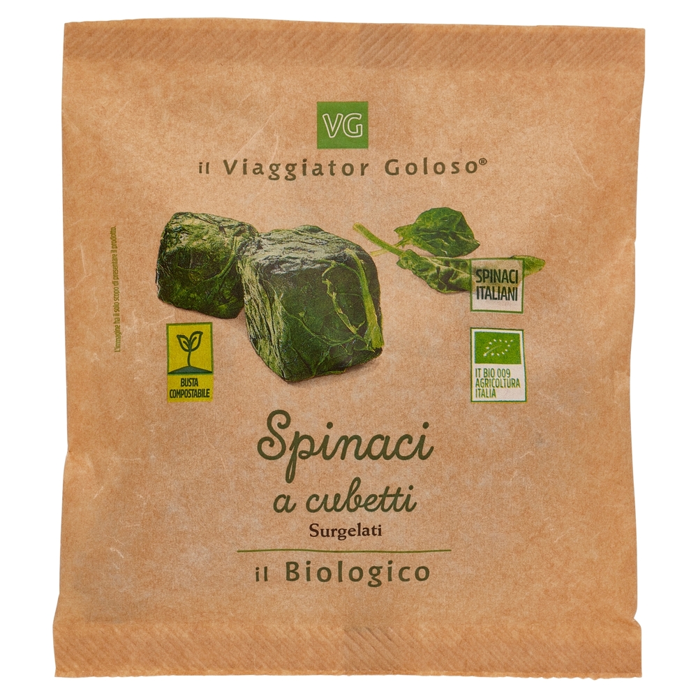 Spinaci a Cubetti BIO Il Viaggiator Goloso