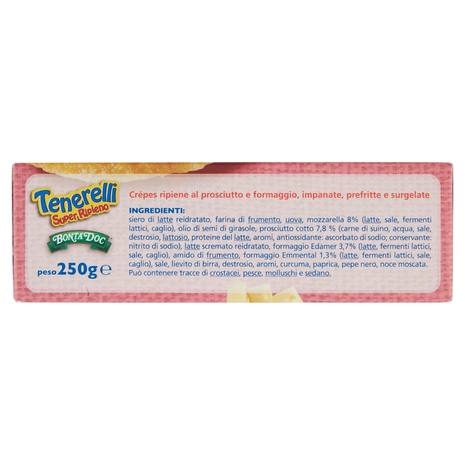 Bontà Doc Tenerelli Super Ripieno al Prosciutto e Formaggio surgelati 250 g