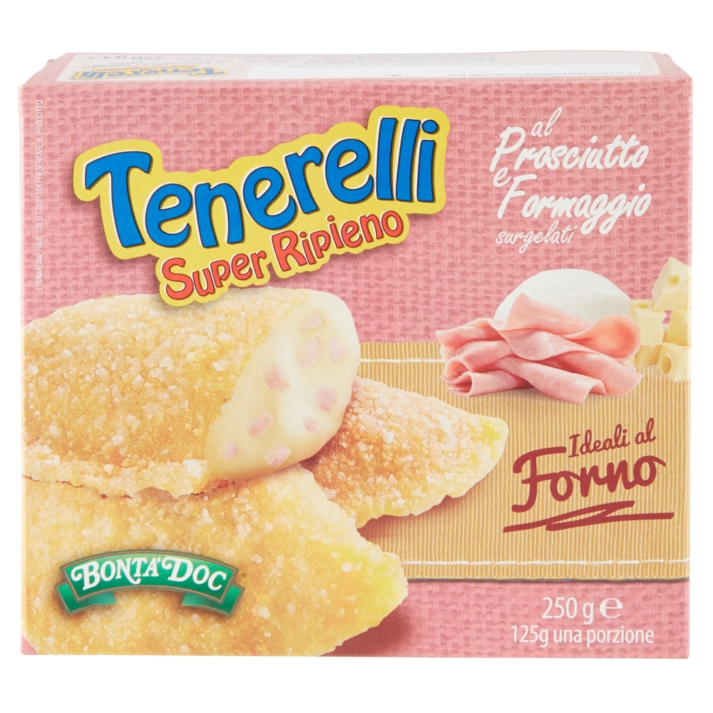 Bontà Doc Tenerelli Super Ripieno al Prosciutto e Formaggio surgelati 250 g