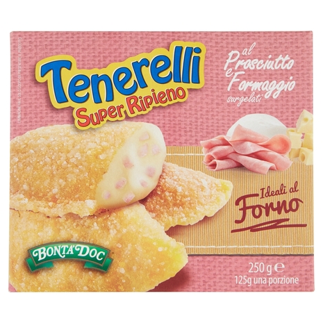 Bontà Doc Tenerelli Super Ripieno al Prosciutto e Formaggio surgelati 250 g
