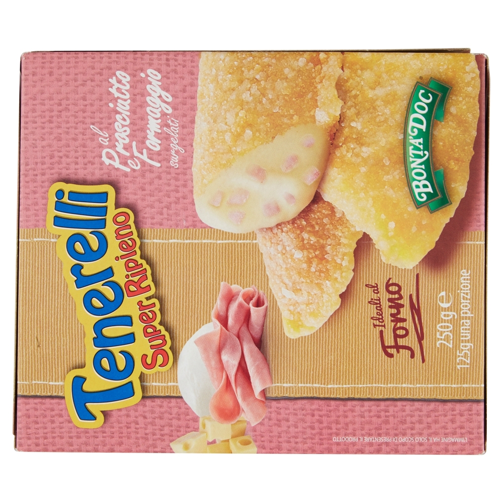 Bontà Doc Tenerelli Super Ripieno al Prosciutto e Formaggio surgelati 250 g
