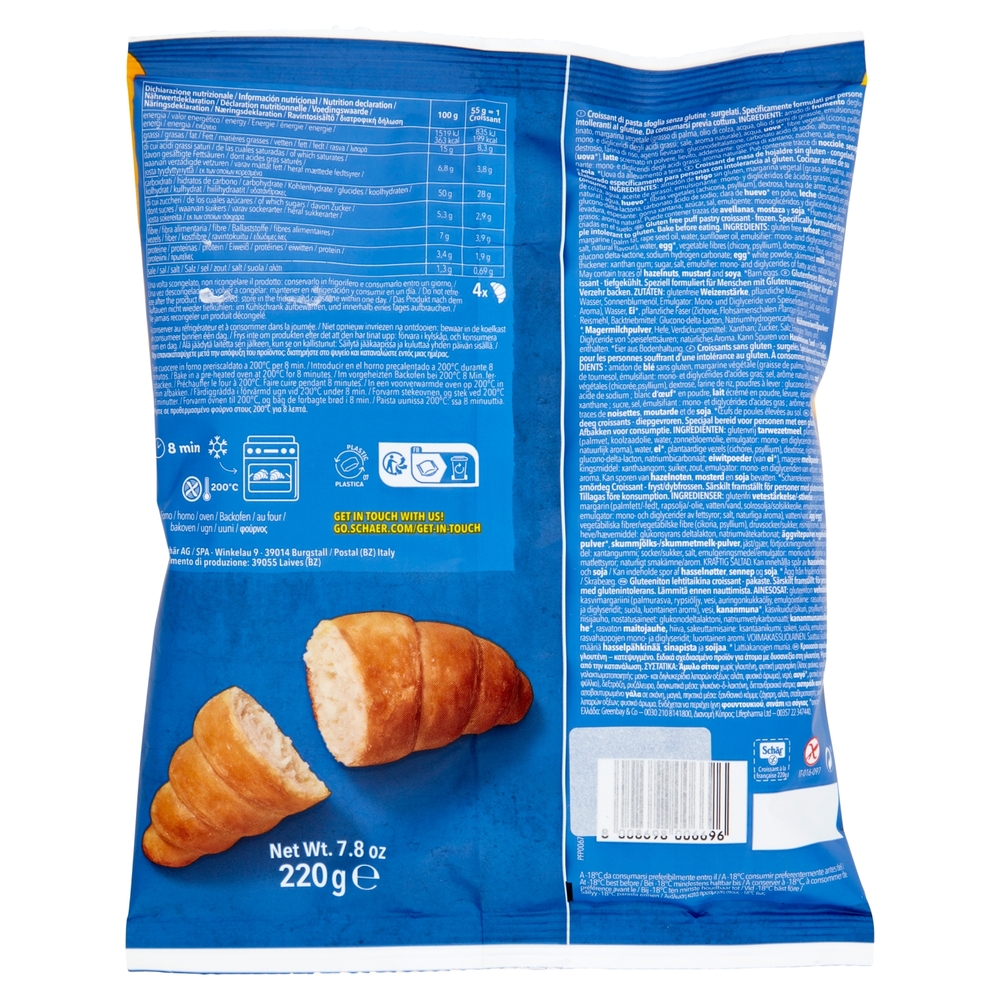 Schär Croissant à la française 4 x 55 g