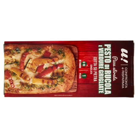 Pizza Pesto di Rucola e Verdure Grigliate, 235 g