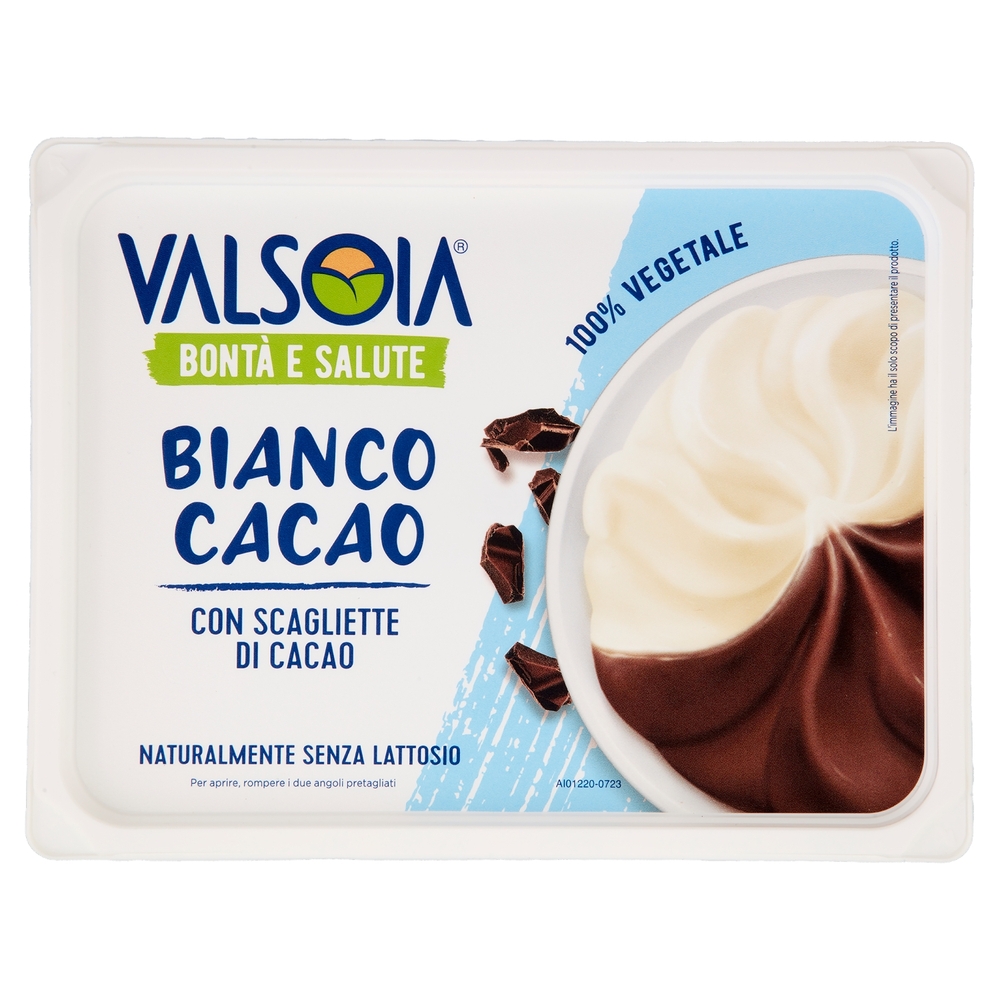 Vaschetta di Gelato Bianco e Cacao, 500 g