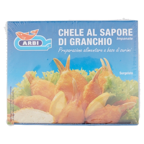 Chele Impanate al Sapore di Granchio, 250 g