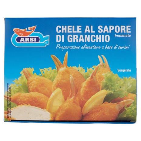 Chele Impanate al Sapore di Granchio, 250 g