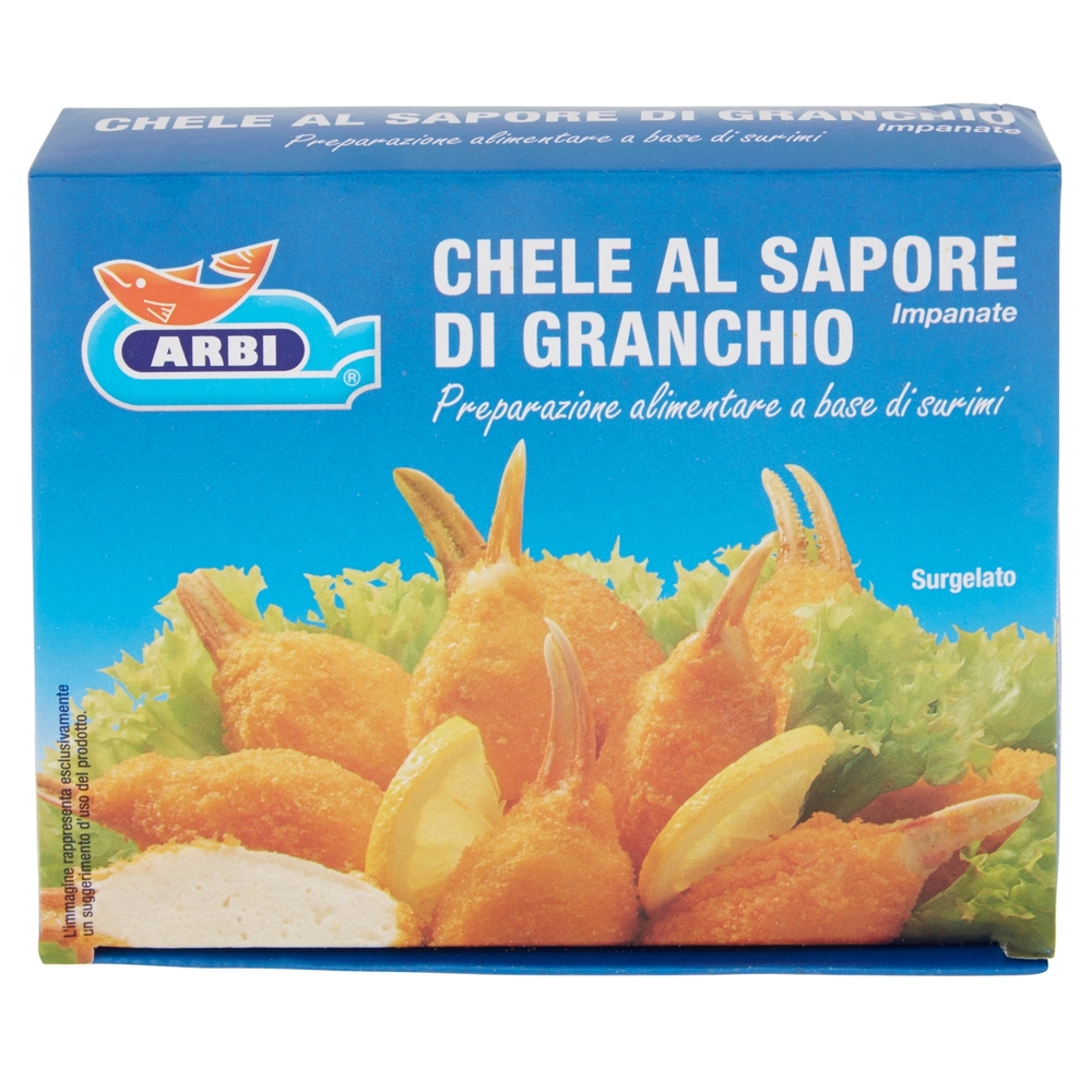 Chele Impanate al Sapore di Granchio, 250 g