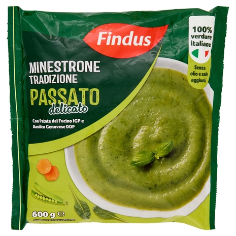 Findus Minestrone Tradizione Passato - con Verdure IGP e DOP 600 g