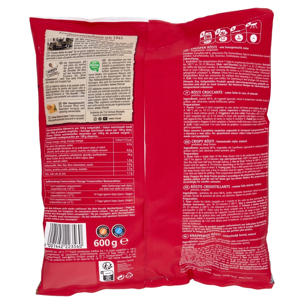 11er elfer Rösti croccante 600 g