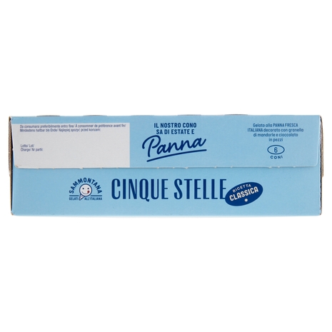 Coni 5 Stelle Panna, 6x75 g