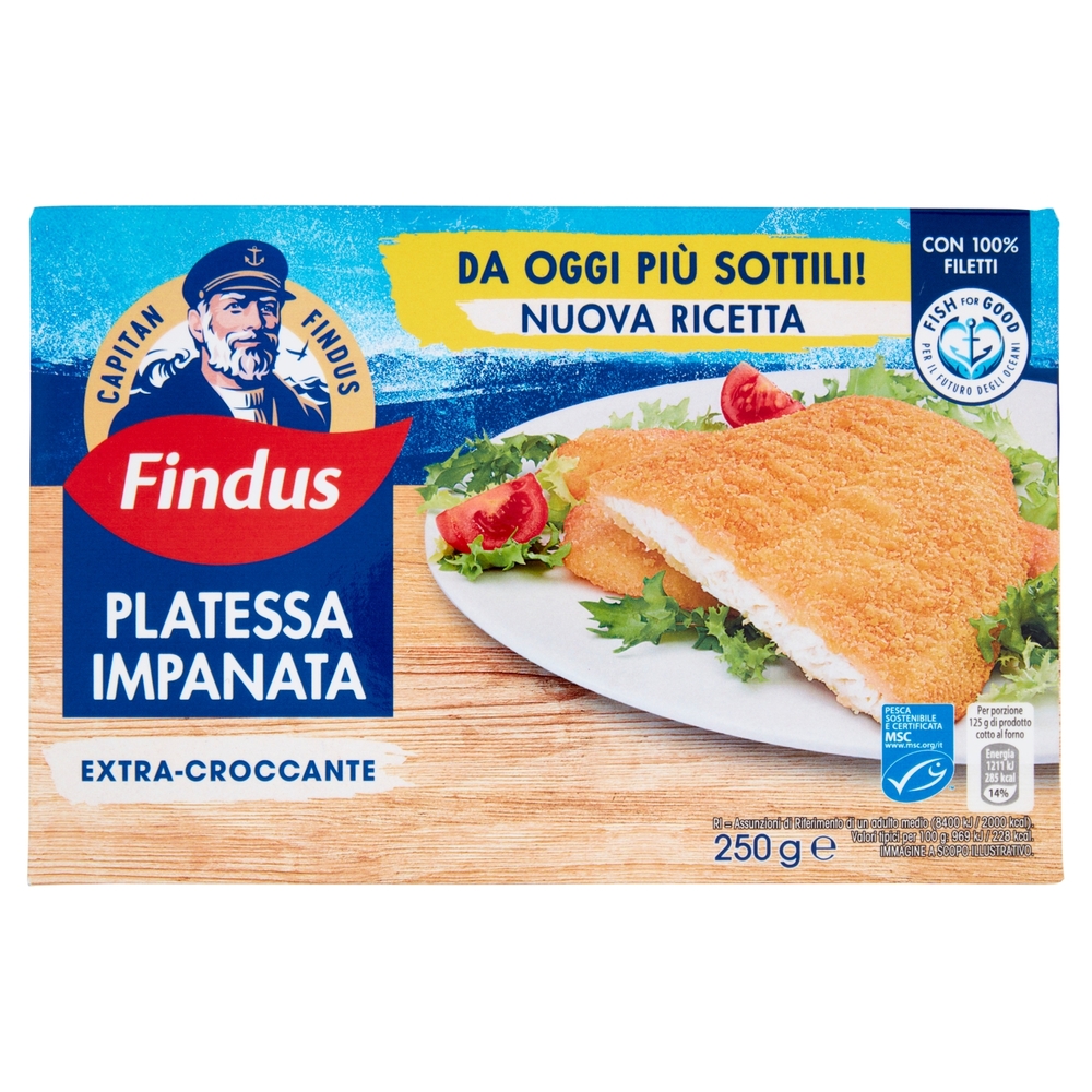 Filetti di Platessa Impanata, 250 g