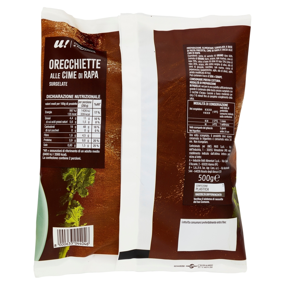 Orecchiette alle Cime di Rapa U! Confronta e Risparmia