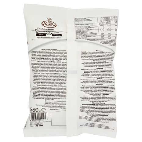 Cucina Sartor Risotto ai Funghi con Porcini Surgelato 550 g