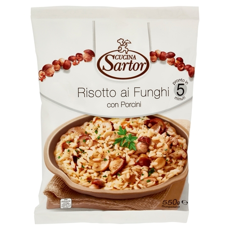 Cucina Sartor Risotto ai Funghi con Porcini Surgelato 550 g