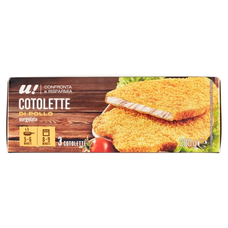 Cotolette di Pollo, 280 g, 3 Pezzi