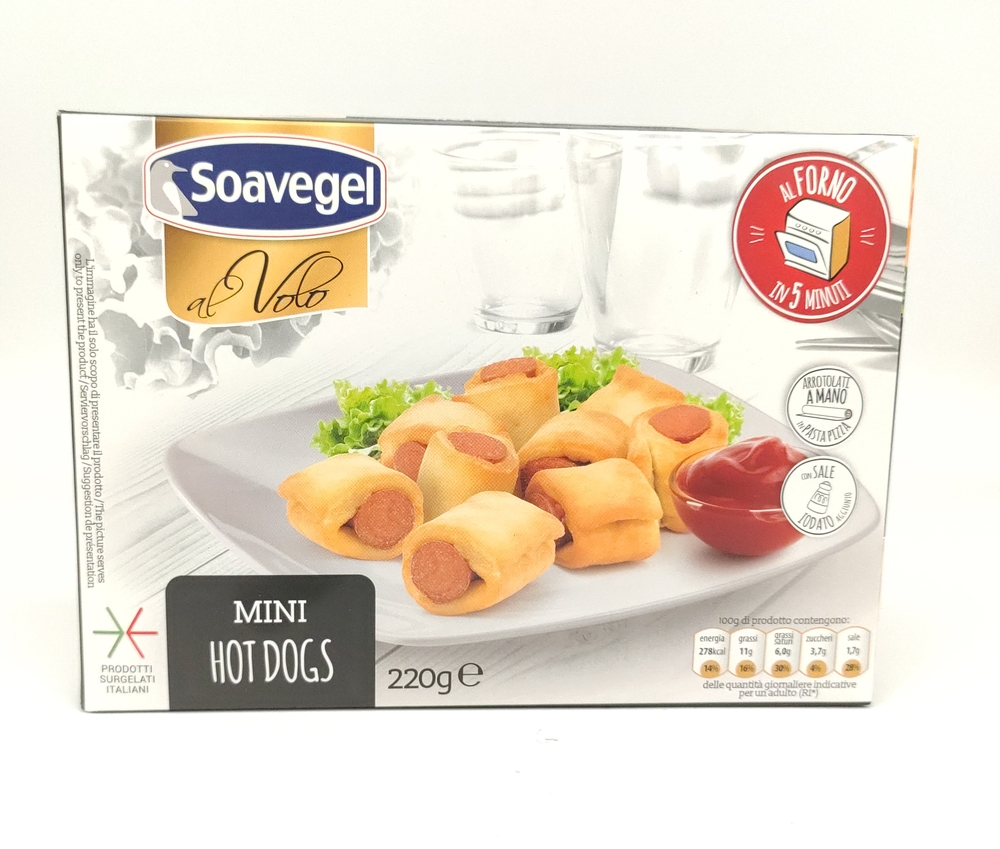 Mini hotdogs, 220 g