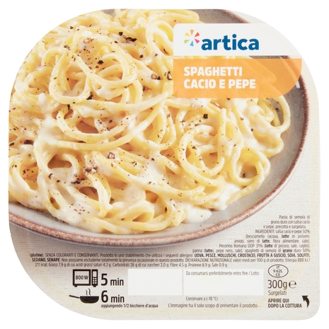 artica Spaghetti Cacio e Pepe Surgelati 300 g