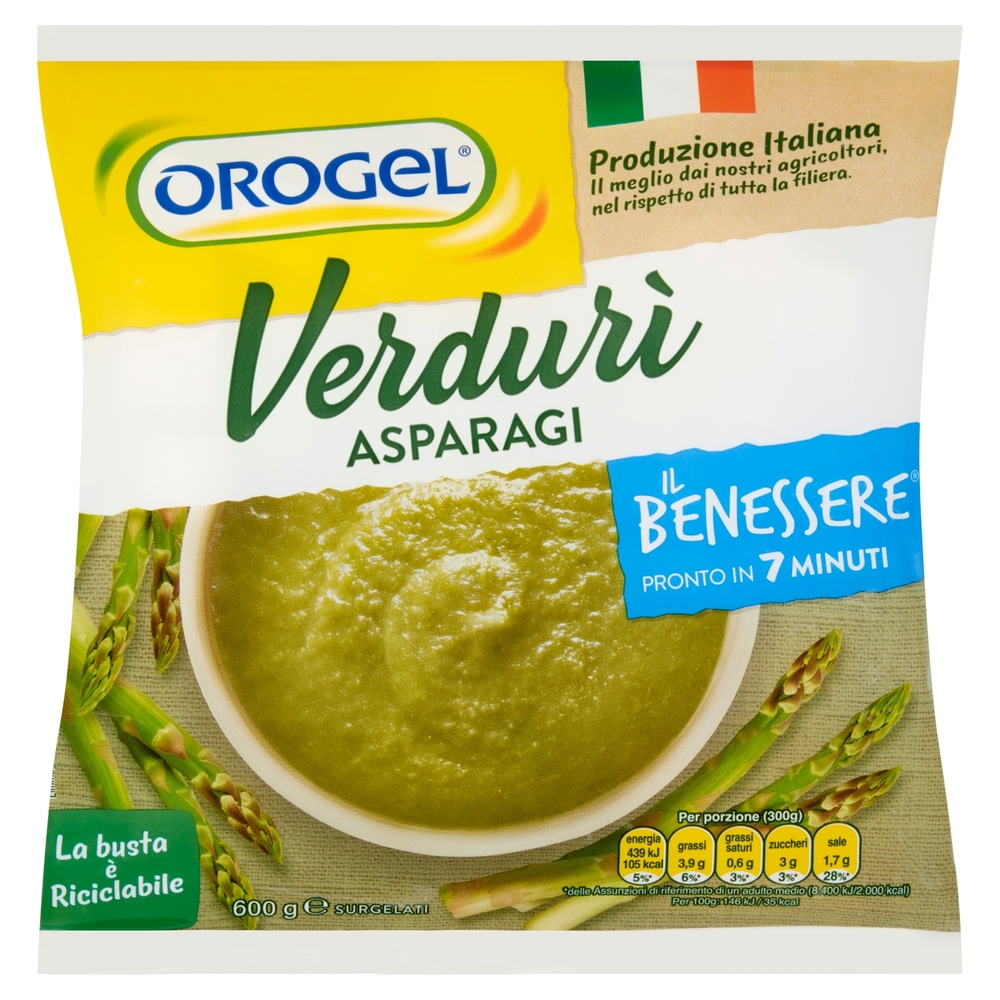Orogel il Benessere Verdurì Asparagi Surgelati 600 g
