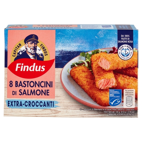 Bastoncini di Salmone, 200 g, 8 Pezzi