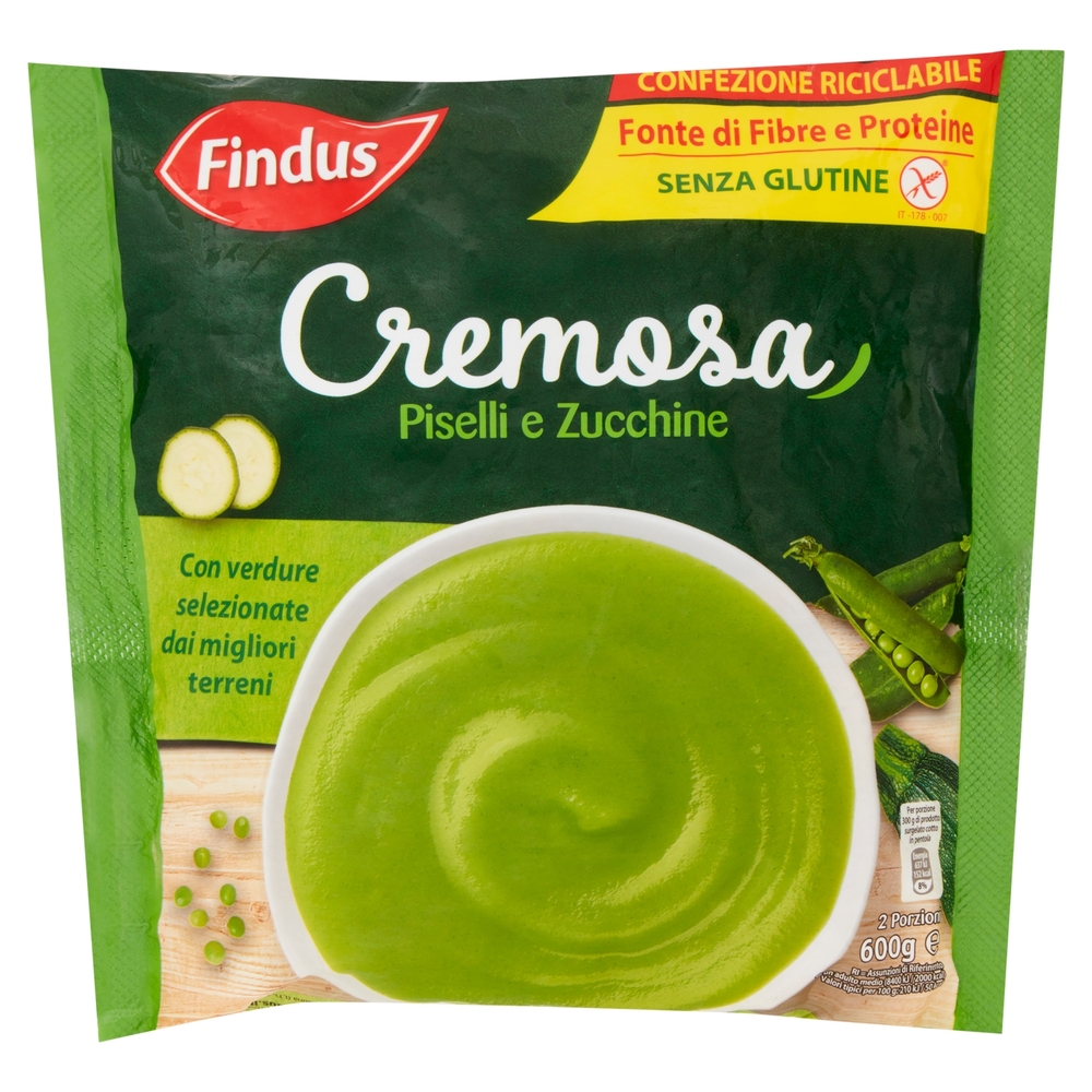 Findus Cremosa Piselli e Zucchine 600 g